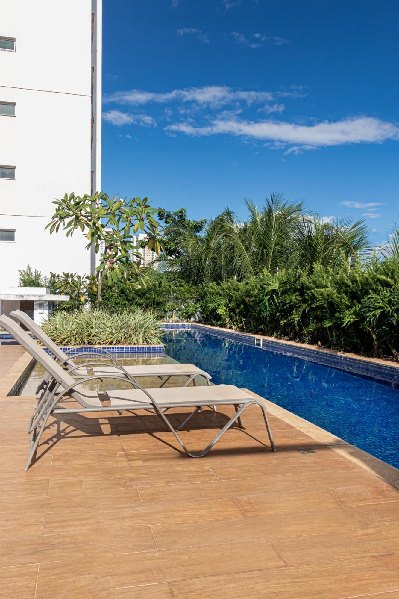 Palmas Experience - Apartamento Sublime, Vista Incrivel, Em Frente Ao Shopping Esterno foto